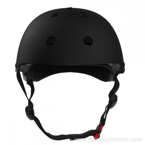 Black ABS Skate Helmet For Adult Kids